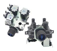 Multi-marca sostituzione lavatrice valvola di ingresso acqua singola doppia tripla testa elettrovalvola per molti modelli, 0.02-0.8 MPa controllo del flusso d'acqua AC220V 6W costruzione in rame (I)