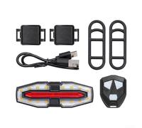 Multi-Mode LED bicicletta indicatore luminoso telecomando senza fili | Telecomando senza fili, visibilità LED luminosa, sicurezza notturna, facile installazione, compatibile con e-bike