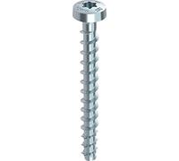 Multi-MONTI-plus - Vite per calcestruzzo, zincata, con TX 6,0 x 35, 100 pezzi, colore: blu