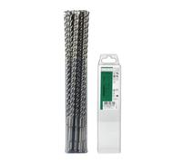 Multi-pack 10 brocas SDS-Plus 4 cortes Profesional 10x260 mm largo util 200