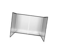 Multi-pannello in acciaio antiruggine paraspruzzi da cucina, design pieghevole, e barriera per olio rapida da cucina