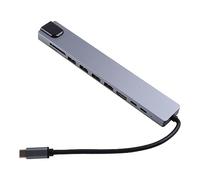 Multi-Port Tipo C HUB Splitter 10 In 1 4 USB3.0 5Gbps Rj45 Docking Station Ethernet PD100W Lettore TF Docking Station Per Gli Uomini Laptop