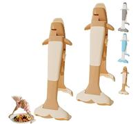Multi-Purpose Heatproof Dish Gripping Clamps, 2-in-1 Multi-Purpose Anti-Scalding Hot Bowl Dish Plate Gripper Clips, Air Fryer Microwave Heat Protection Grabber, Kitchen Appliance (Brown*2)