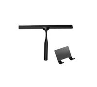 Multi Purpose Silicone Shower Squeegees Window Wipers with Non-Slip Handle Hangings Hook for Glass Doors and Windows