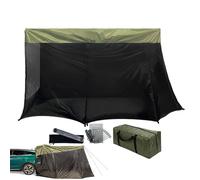 Multi-Purpose Suv Tent - Rear Tailgate Canopy for Outdoor Adventures | Pu Mesh Fabric with 125.98x78.74x76.77in Size, Waterproof Windproof Sun Protection, Portable Shelter for Vehicle