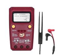 Multi-purpose Transistor ESR/SMD Tester Smart Diodo Triodo Misuratore Di Resistenza LCD Test MOS/PNP/NPN Lettura Rapida Accurata Facile(ESR02PRO-Test clip-01)