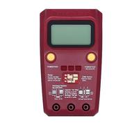 Multi-purpose Transistor ESR/SMD Tester Smart Diodo Triodo Misuratore Di Resistenza LCD Test MOS/PNP/NPN Lettura Rapida Accurata Facile(ESR02PRO-Red)