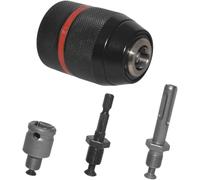 Multi-Quick Change Keyless Chuck Utensile elettrico in acciaio ad alta velocità 1/2-20UNF Mount Quick Drill Chuck Tools