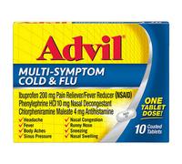 Multi-Sintomo Influenza Rivestito Compresse 10 Pillole By Advil