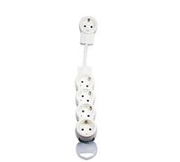 Multi Spina Presa Multipla corrente distributore 3 o 4 prese con spina Schuko con interruttore illuminata