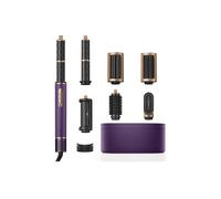 DREAME AirStyle Pro 7 in 1, Asciugatura Rapida, 2 Cilindri Arricciacapelli, Capelli Volumizzanti, Riduzione dell'effetto Crespo, Confezione in Pelle, Styling a Flusso d'aria, Design Magnetico, Viola