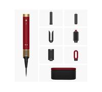 Multi Styler DYSON Airwrap Coanda Straight + Wavy, Potenza massima 1700 W, in Ceramica, Temperatura max 150 °C, 4 temperature, Tecnologia a ioni, Rosso, Oro