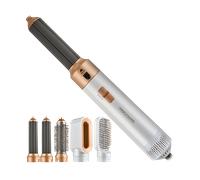 Multi Styler PROFICARE PC-HAS 3132 Potenza 1000W, 3 livelli di temperatura, 5 accessori, Potenza massima 1000 W, 3 temperature, Bianco, Oro rosa, Grigio
