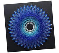 Multi-Styles String Art Kit con Strumenti di Base per Adulti Bambini Principianti Artigianato Fai da Te - Blu Nido di Uccello