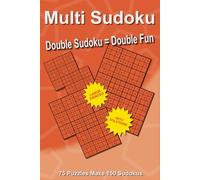 Multi Sudoku For Double The Fun: Double - Extra large - With Solutions