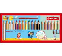 Multi-Talented Pencil - STABILO woody 3 in 1 - Pack of 18 - Assorted Standard an