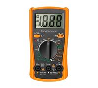 Multi Tester 2000 Conta Multimetro Intelligente Tester AC DC Portatile Volt Voltmetro Amperometro Ohm Tensione Corrente Resistenza Misuratore Di Frequenza(Orange)