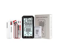 Multi Tester Digital Smart Multimeter Transistor Tester 6000 Conta True RMS Misuratore Di Capacità Elettrica Automatica Resistenza Alla Temperatura(620A Black sheath)