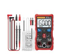Multi Tester Multimetro Analogico Professionale Digitale 6000 Conteggi Mini Tester Di Corrente AC/DC Multimetro Bluetooth True RMS(Red)
