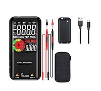 Multi Tester Multimetro Digitale Profesional Multimetro Smart DC AC Tensione Condensatore Ohm Diodo NCV EMF Tester Detector(S11 BLACK)