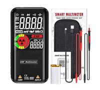 Multi Tester Multimetro Digitale Smart DC AC Voltage Capacitor Ohm Diode NCV EMF Tester Detector Meter(S20 EMF - Lithium)