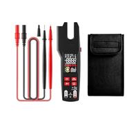 Multi Tester Pinza Amperometrica Digitale Forcella DC/AC 600A Pinza Amperometrica Professionale T-RMS Corrente OpenJaw Tester Elettrico Multimetro Automatico(U6 Fork Clamp Meter)