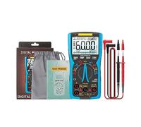 Multi Tester Smart Continuity Meter Multimeter Auto Intelligent Sensor Tester Multimetro Professional True RMS Multimeter Tools(Blue)
