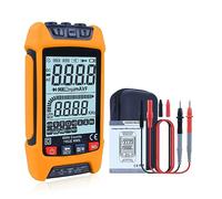 Multi Tester Tester AC/DC Voltmetro Ohm Multimetro Digitale 9999 Conteggi Intervallo Automatico TRMS Resistenza Capacità Tester Di Temperatura(V1-O with EVA)