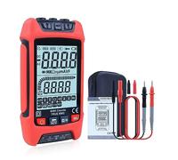 Multi Tester Tester AC/DC Voltmetro Ohm Multimetro Digitale 9999 Conteggi Intervallo Automatico TRMS Resistenza Capacità Tester Di Temperatura(V2-R with EVA)