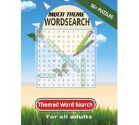 Multi Theme Word Search: Nostalgic Word Search with Easy to Read Print about the 70s 80s, 90s and More | 8.5 x 11 inches, 110 Pages | 50+ Puzzles ... Great Gift for Holidays, Vacations and Free Times.