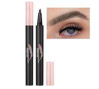 Multi-Tip Eyebrow Pencil, Angled Brush Liquid Brow Pen, High Pigment Eyebrow Definer for Women, Long-Lasting Makeup for Everyday, Dating, Stage, and Professional Brow Shaping Tool