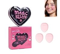 Multi-Use Face Blusher, Blush Che Cambia Colore, Blush Crema Nera Che Cambia Colore per Guance E Labbra, Balsamo Multiuso per Un Trucco Leggero E Naturale
