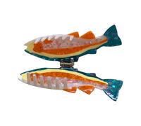 Multi Use Pesce Forma Di Capelli Clip Acetato Clip Non Slip Portacapelli Per Tenuta Sicuro E Tutti I Copricapi Corrispondenti