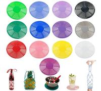 Multi-Use Silicone Storage Bag & Organizer,Multifunctional Mesh Coaster,Foldable Silicone Wine Carrier,Handheld Bottle Mesh Coaster & Drink Holder,Expandable Bottle Tote for Fruit Wine Beverage (13)