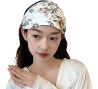 Multi uso doppio strato di cotone infermieristica Cap per le donne post-partum morbido elastico copertura della testa di maternità design traspirante elastico infermieristica sciarpa testa, A, Taglia