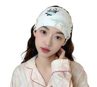 Multi uso doppio strato di cotone infermieristica Cap per le donne post-partum morbido elastico copertura della testa di maternità design traspirante elastico infermieristica sciarpa testa, C, Taglia