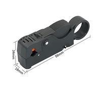 Multi-utensile Wire Stripper Crimping Tool Tables Crette Crette for crimpatura for crimpatura Automatic Stripping Tool Pinze dritte Per il fai da te e la riparazione dei cavi(Black A)