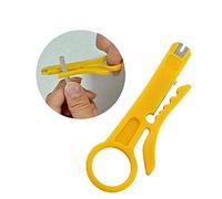 Multi-utensile Wire Stripper Crimping Tool Tables Crette Crette for crimpatura for crimpatura Automatic Stripping Tool Pinze dritte Per il fai da te e la riparazione dei cavi(Yellow B)