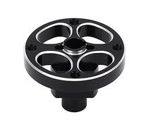 Multi-Wits Connettore a Albero Diritto RC in Lega di Alluminio Nero, Ricambio Universale per Auto RC Outcast 1/7 F1 e 1/8, componente del Gruppo di Trasmissione ad Alta Resistenza e Durata