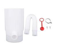 Multi-Wits di Raccolta dell’Acqua piovana da 10 cm, deviatore per pluviali Rotondi per irrigazione e acquari, Kit efficiente per la deviazione dell’Acqua piovana con Installazione fac (Bianca)