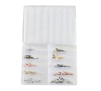 Multi-Wits Ensemble de aiguilles pour montre en alliage : heure, minute, seconde, kit d’aiguilles de remplacement avec 90 pièces de styles variés dans 4 couleurs, boîte compacte et organisée