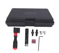 Multi-Wits Kit d’outils à évasement double pour conduites de frein de 3/16 po et 1/4 po, outil manuel portatif professionnel pour l’évasement de tuyaux avec boîte de rangement, outil