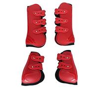 Multi-Wits Protezione per la Gamba del Cavallo in PU, Protezione per la Gamba del Cavallo da Ostacoli con Fodera Morbida, Gambali Spessi assorbenti Gli Urti per Il Salto e l’Allenamento, supp (M)