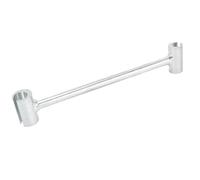 Multi-Wits Strumento di regolazione del gioco della cerniera, chiave per cerniera a doppia estremità, chiave in acciaio legato da 14 mm e 19 mm per la riparazione della cerniera della porta,