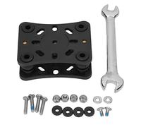 Multi-Wits Supporto per telefono cellulare per moto, supporto per telefono senza fili con ammortizzatore, smorzatore di vibrazioni in silicone per il montaggio della navigazione su moto e