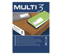 Multi3 Apli Adhesive Markings for Inkjet Laser y Copier Straight Edges 100 Sheet