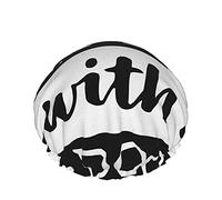 Multi4 gorros de ducha de tortuga marina para mujer, pez tropical, estrella de mar, concha, animales marinos, diseño de moda, gris, verde, ajustable, gorro de ducha de gran tamaño para longitudes de c