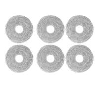MultiAccesorios Set di 6 mop compatibili con Cecotec Conga 11090 e 13090 Spin Revolution Home&Wash - Ricambi in microfibra lavabili e riutilizzabili
