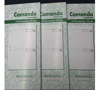 Multiart 60 Blocchi Comande a 2 copie autoricalcanti 25x2 17x10 a 2 tagliandi
