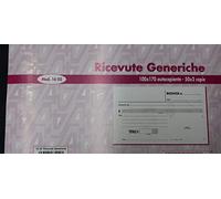 Multiart Blocchetti Ricevute Generiche a 2 copie autoricalcanti 50x2 10x17 60 pezzi